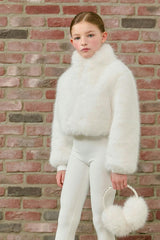 Faux Fur Crop Jacket