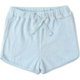 Organic Sleeveless Tee & Shorts Set - Light Blue