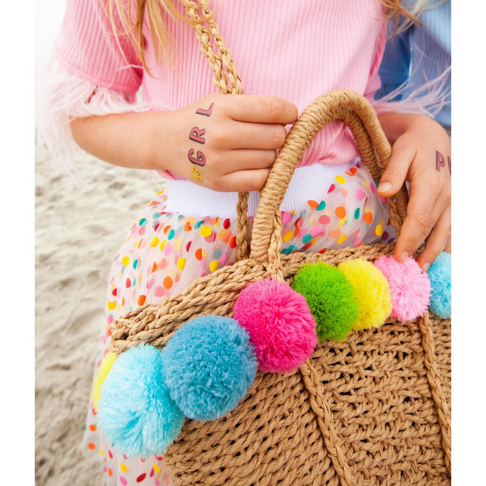 Pom Pom Beach Bag