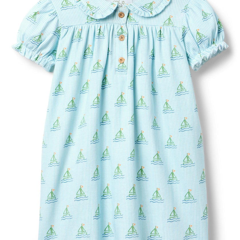Libby Dress - Summer Sailboat