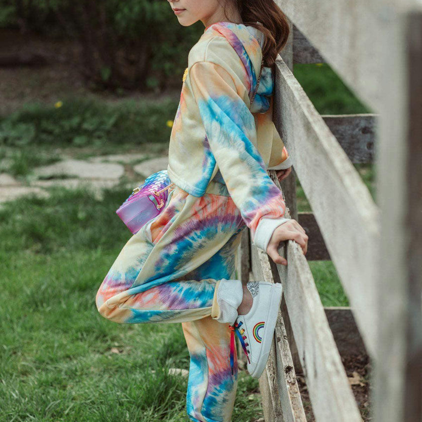 Be Happy Tie Dye Jogger Set