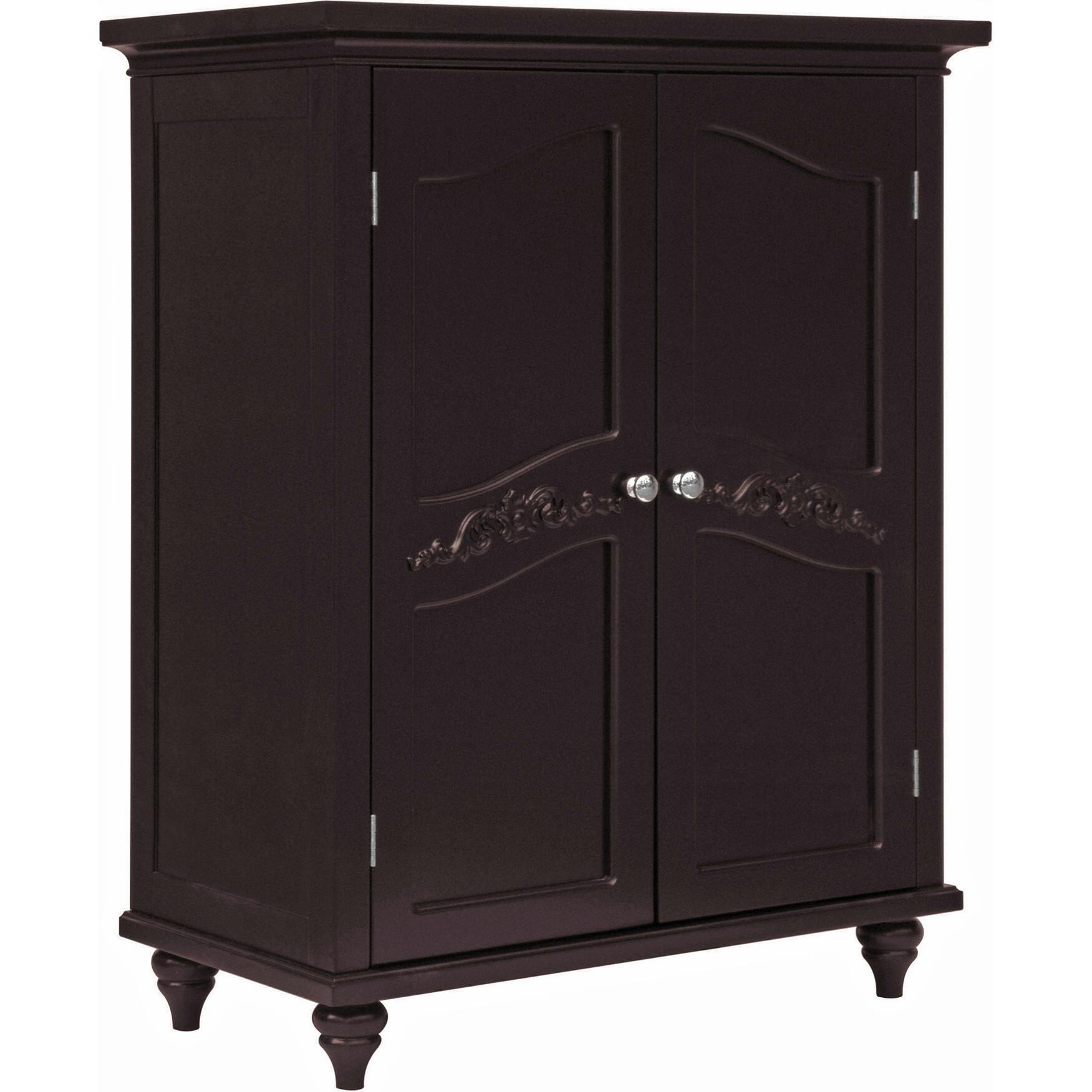 Versailles Wooden Floor Cabinet with 2 Shelves