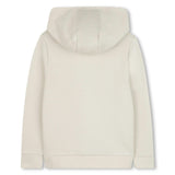 Beige Hooded Sweatshirt