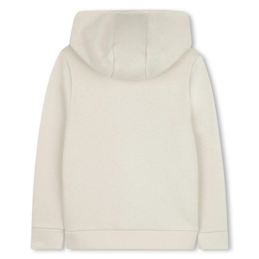 Beige Hooded Sweatshirt