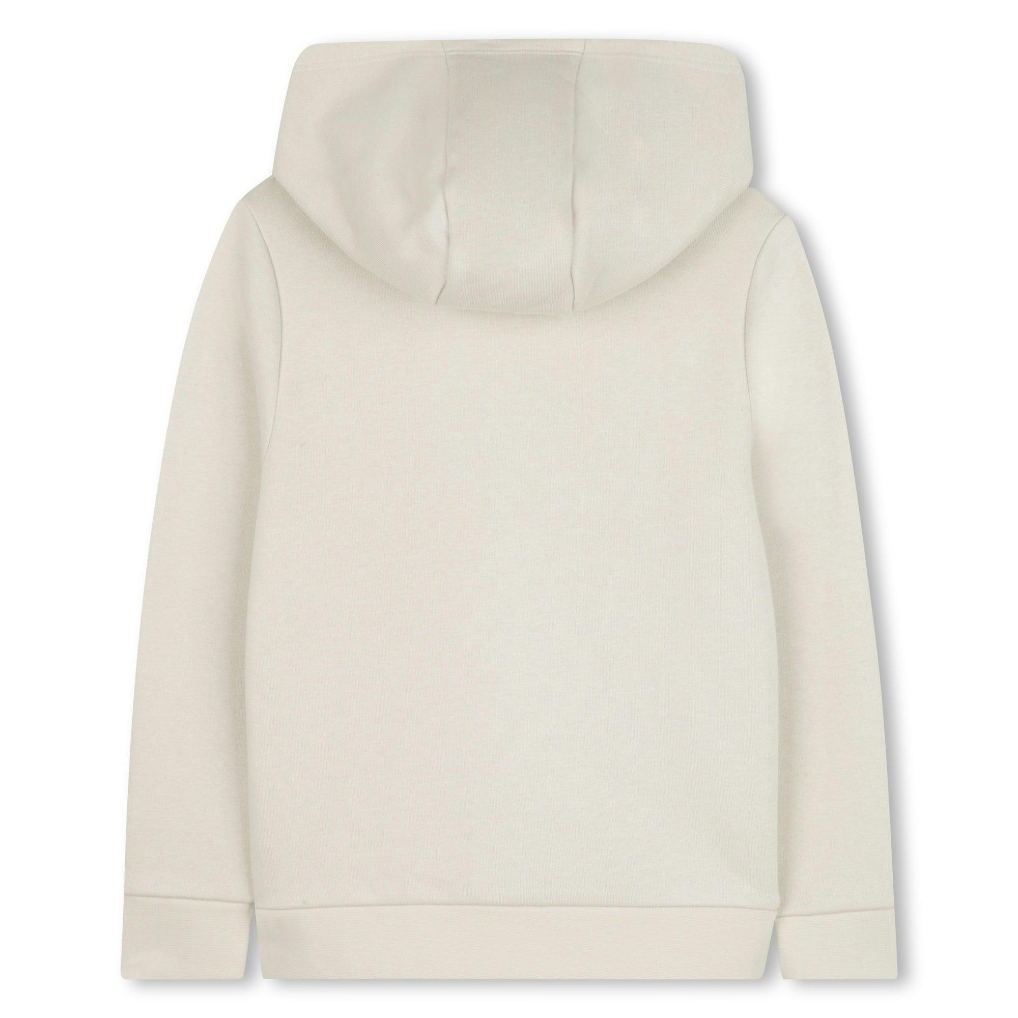 Beige Hooded Sweatshirt