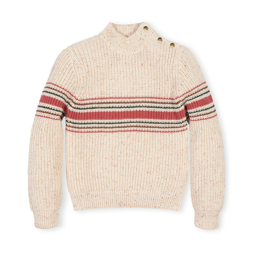 Organic Mock Neck Sweater