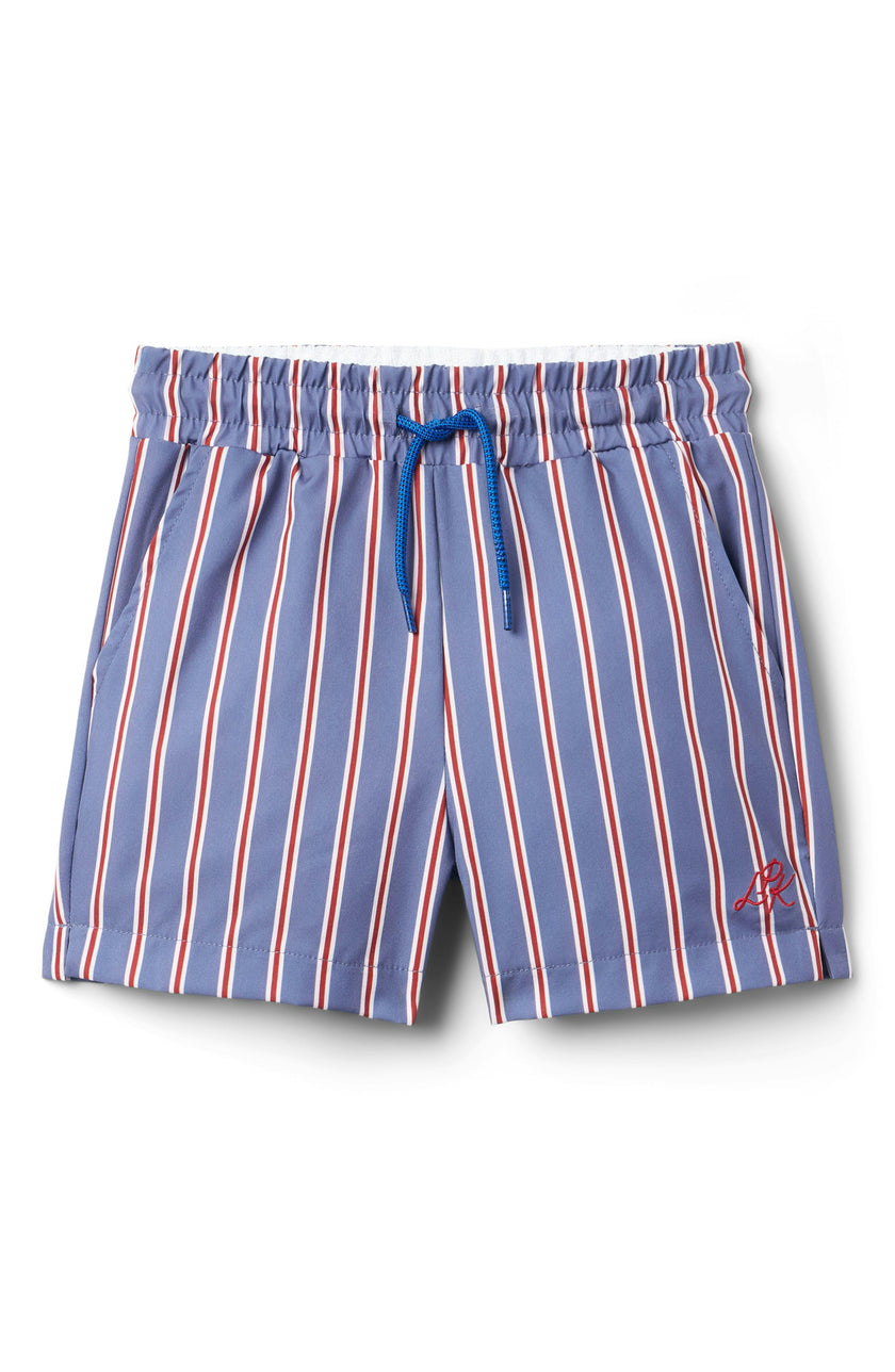 Harrison Sport Short - Blue Court Stripe