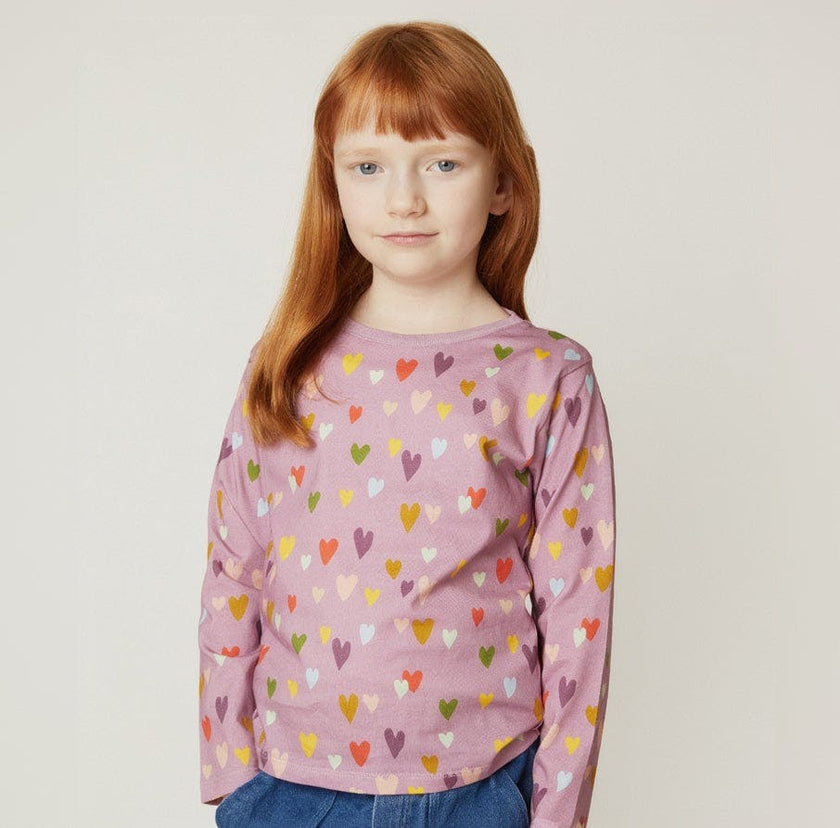 Mini Hearts Long Sleeve T-Shirt