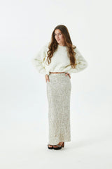 Delfina Long Sequin Skirt