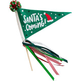 Santa's Coming Mini Pennant Flag