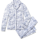 Women's Pima Pajama Set in Timeless Toile