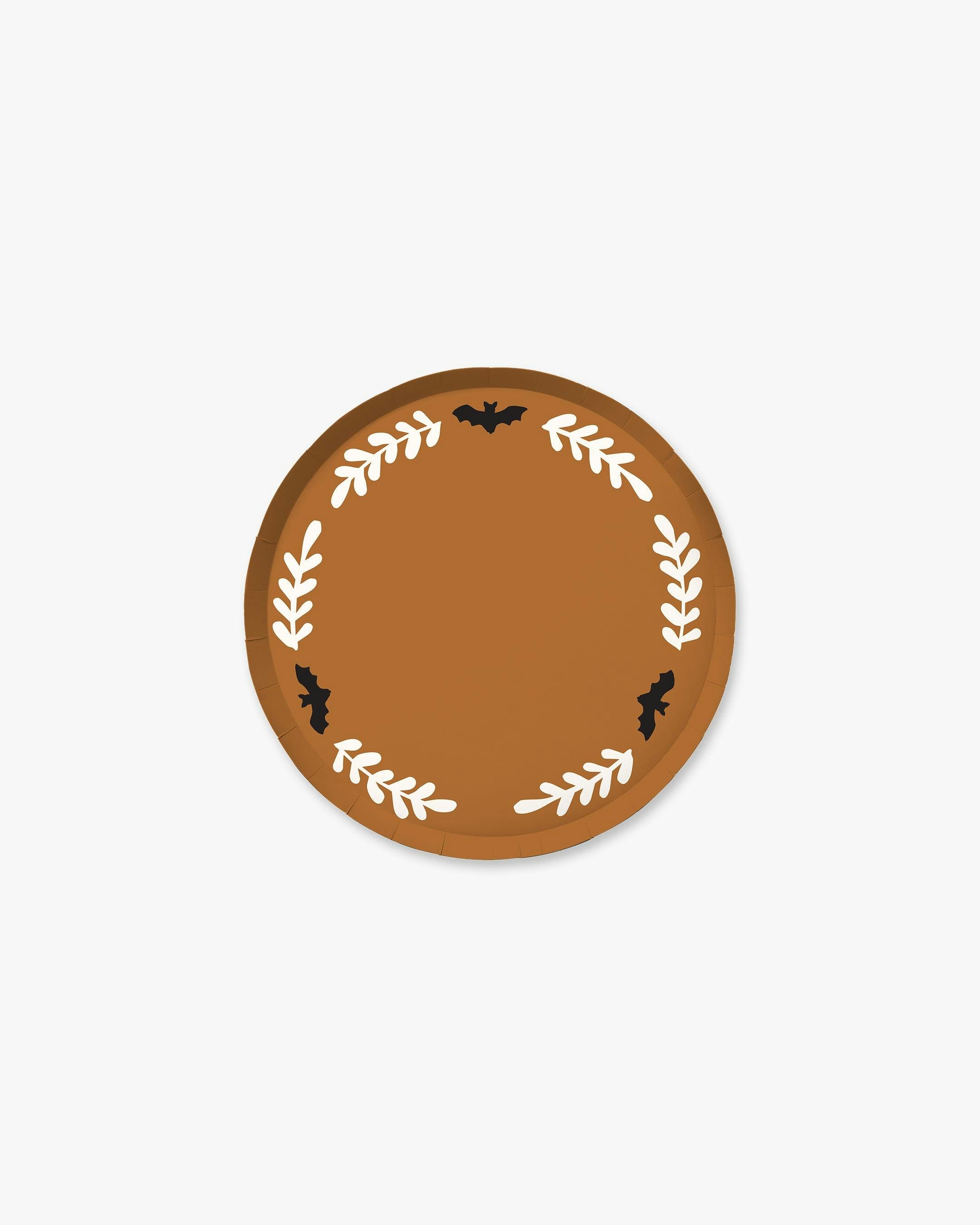 Creepy Casa Hors d'Oeuvres Plate - Orange