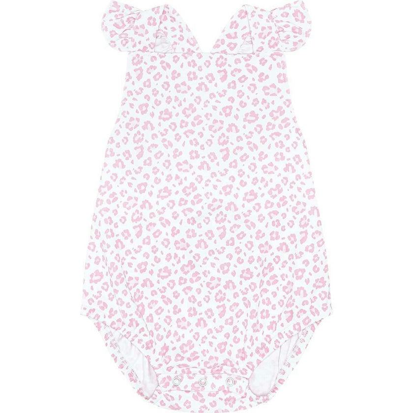 Pink Cheetah Print Ruffle Bubble