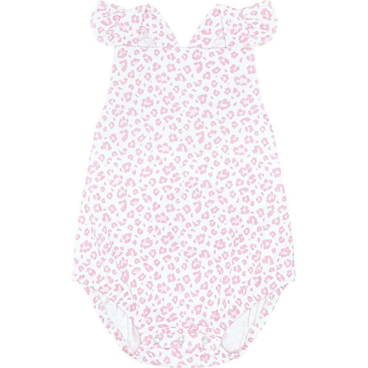 Pink Cheetah Print Ruffle Bubble