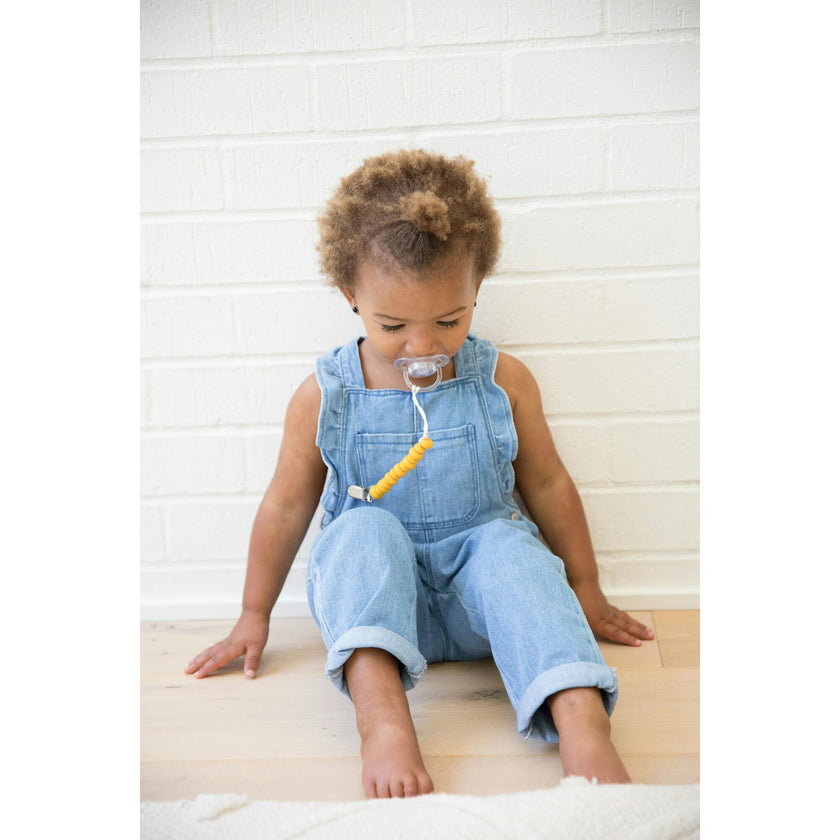 Mustard Pacifier Clip