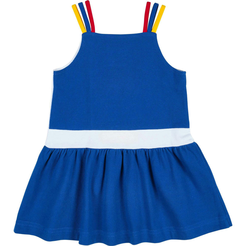 Pique Knit Dress With Sailboat