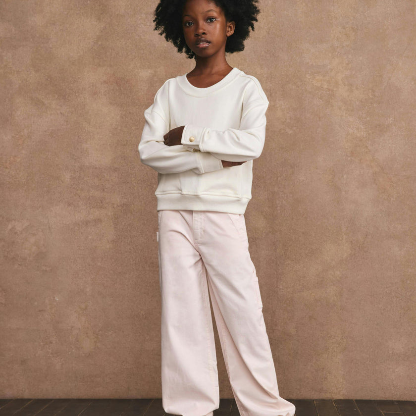 Lily Wide Leg Jeans | Primrose Pink