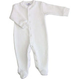 Basket Weave Baby Footie