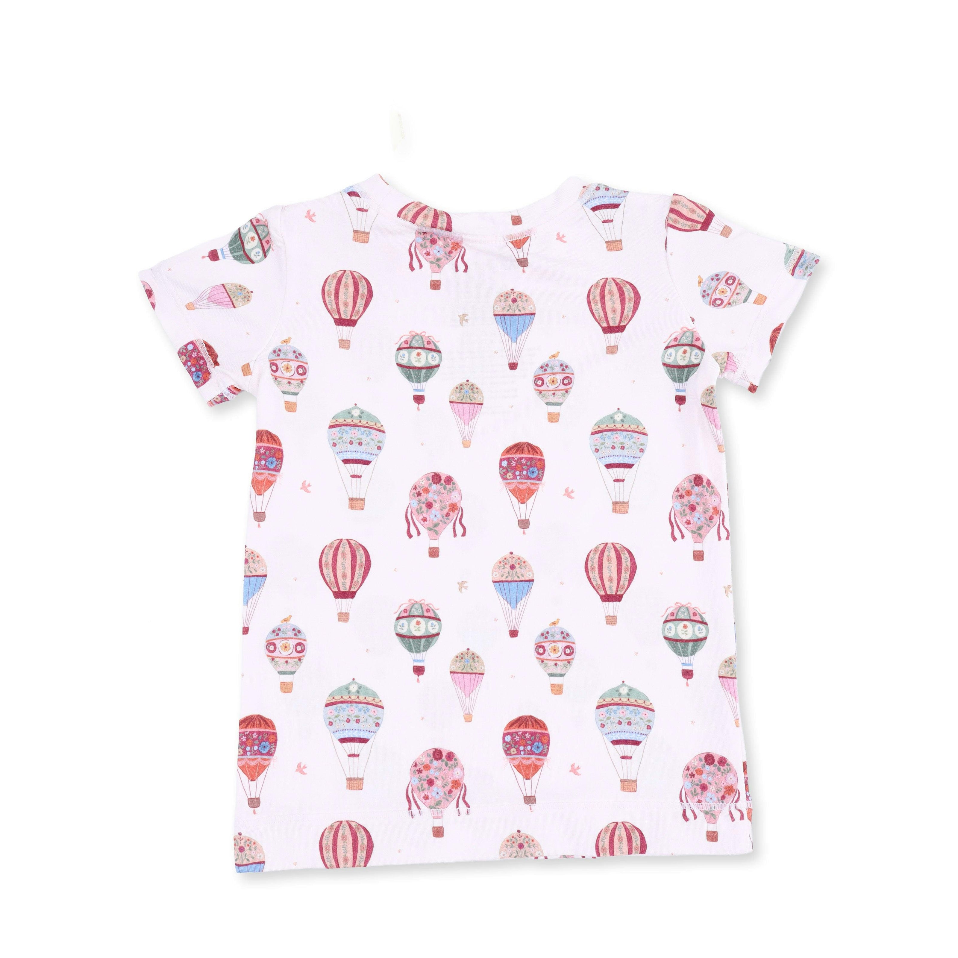 Hot Air Balloon - Short Sleeve Loungewear Set