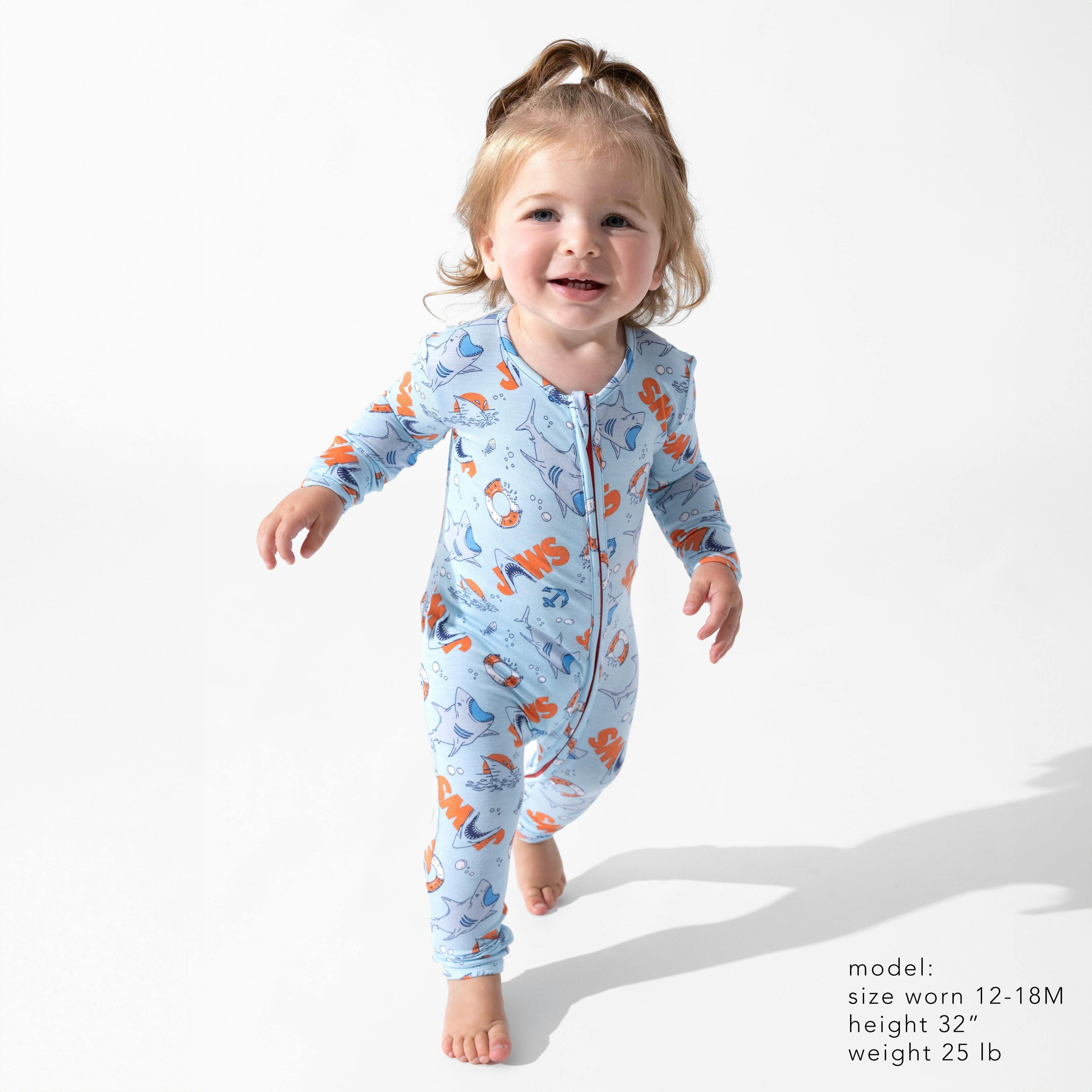 JAWS Bamboo Convertible Footie