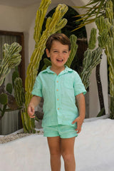 The Future Sea Suite - Boys Linen Shirt