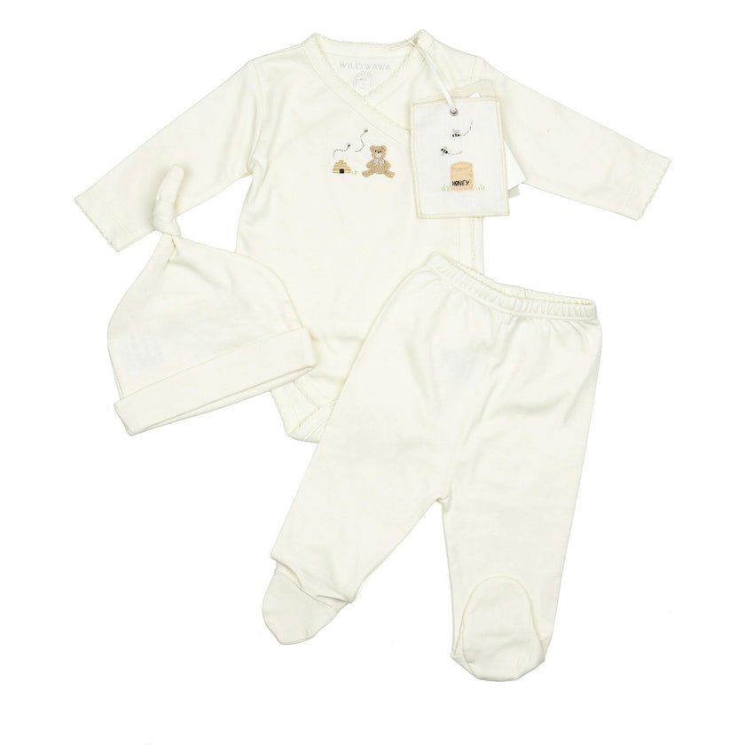 Embroidered Three Piece Set