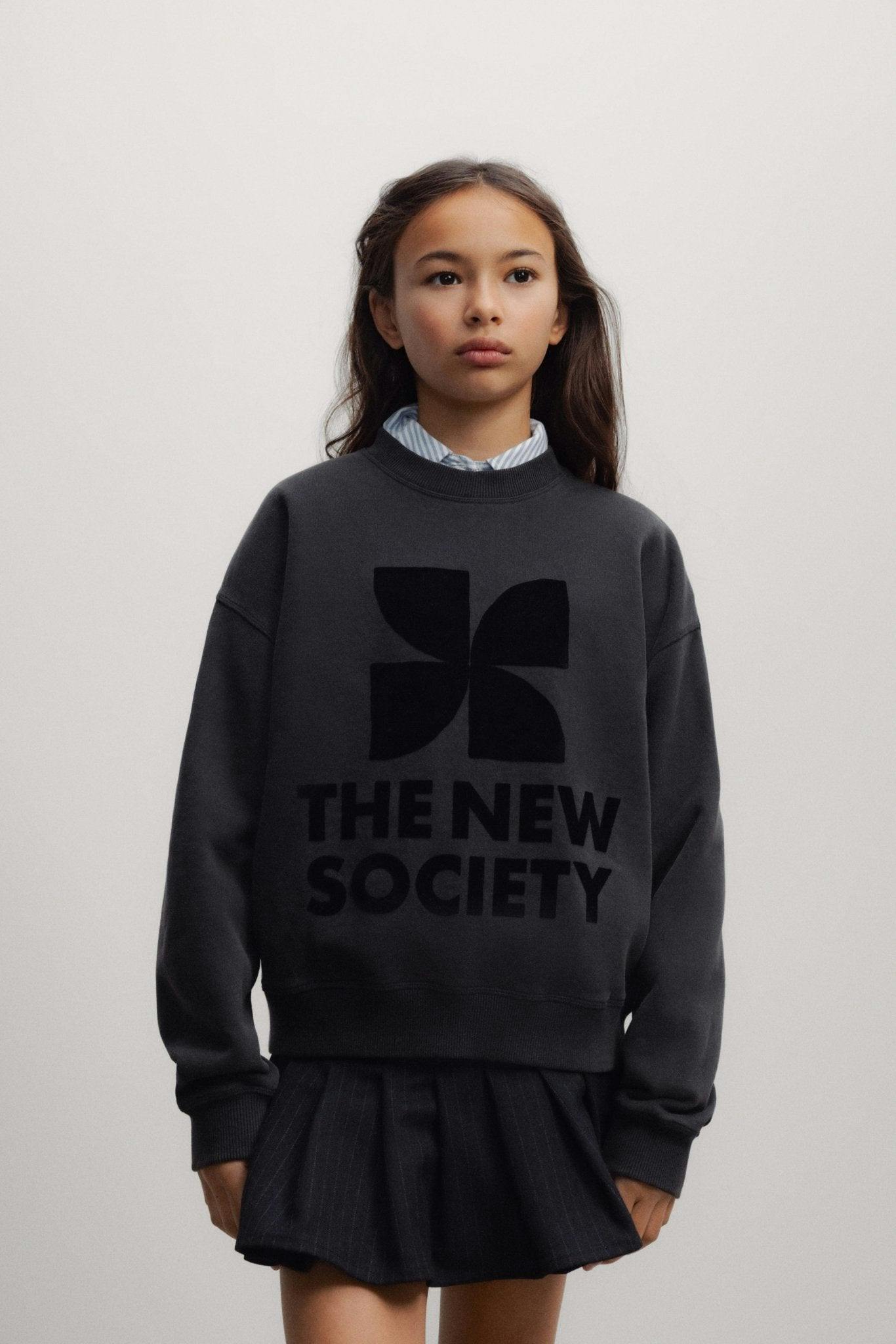 TNS Logo Teen Sweatshirt Moonless Night