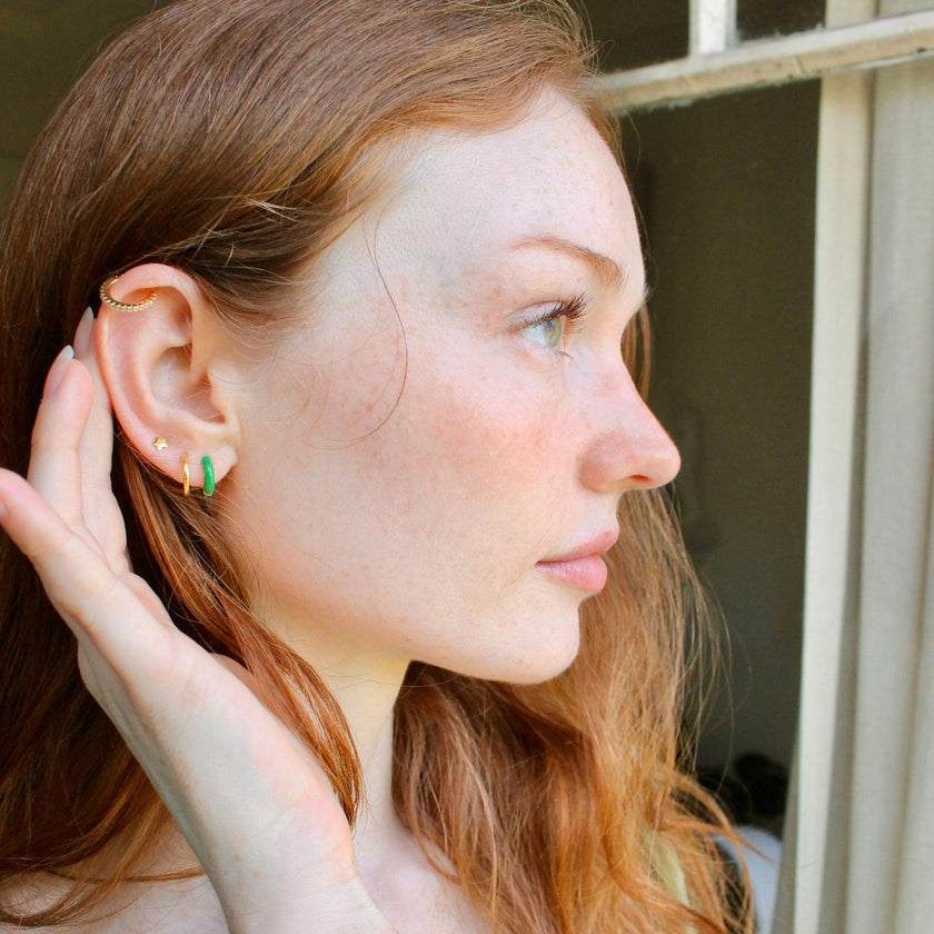 Tiny Star Stud Earrings