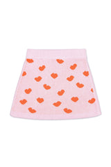 Love Hearts Skirt | Bubble Gum