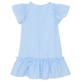 TARTINE ET CHOCOLAT Aegean Blue Flutter Dress