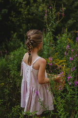 Hikari Pintuck Dress | Soft Pink