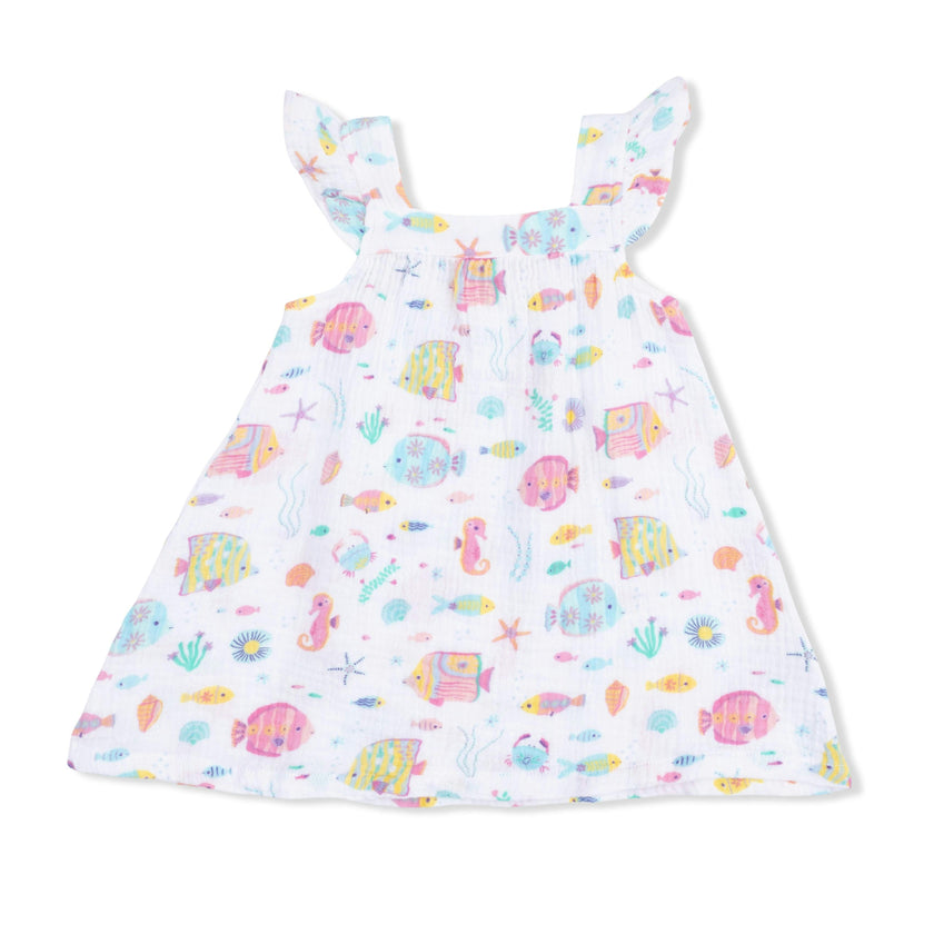 Sunny Coral Reef Fish - Sundress and Bloomer