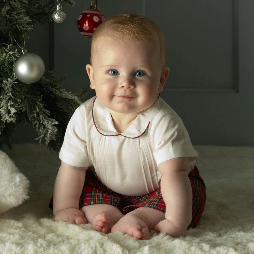 Tartan Shirt and Short Set