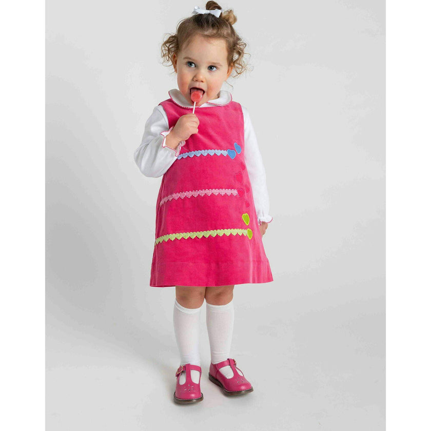 Corduroy Jumper With Hearts