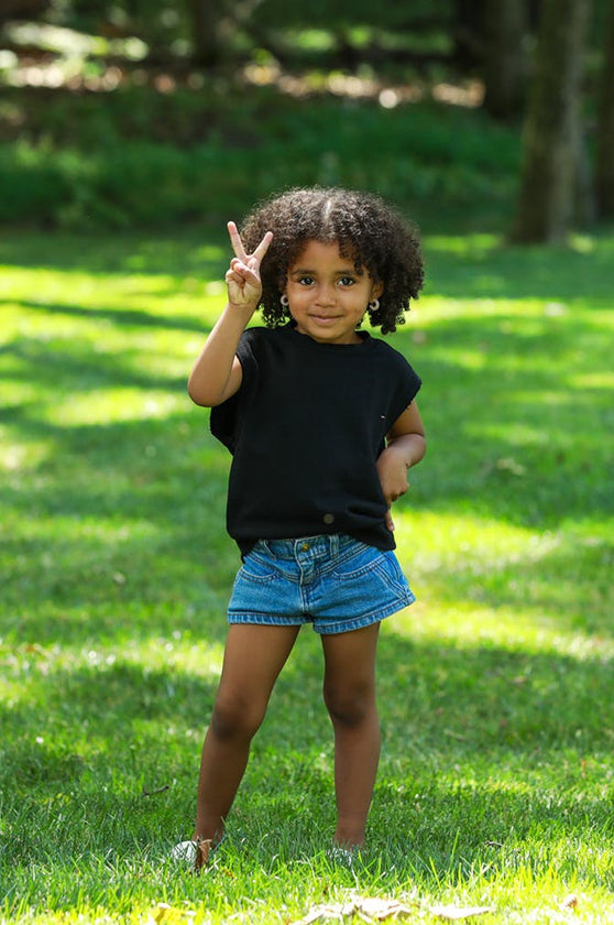 Cotton Denim Short