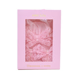 Lace Bow Hat & Sock Gift Set