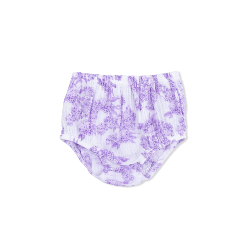 Lilac Floral - Smocked Sundress with Bloomer