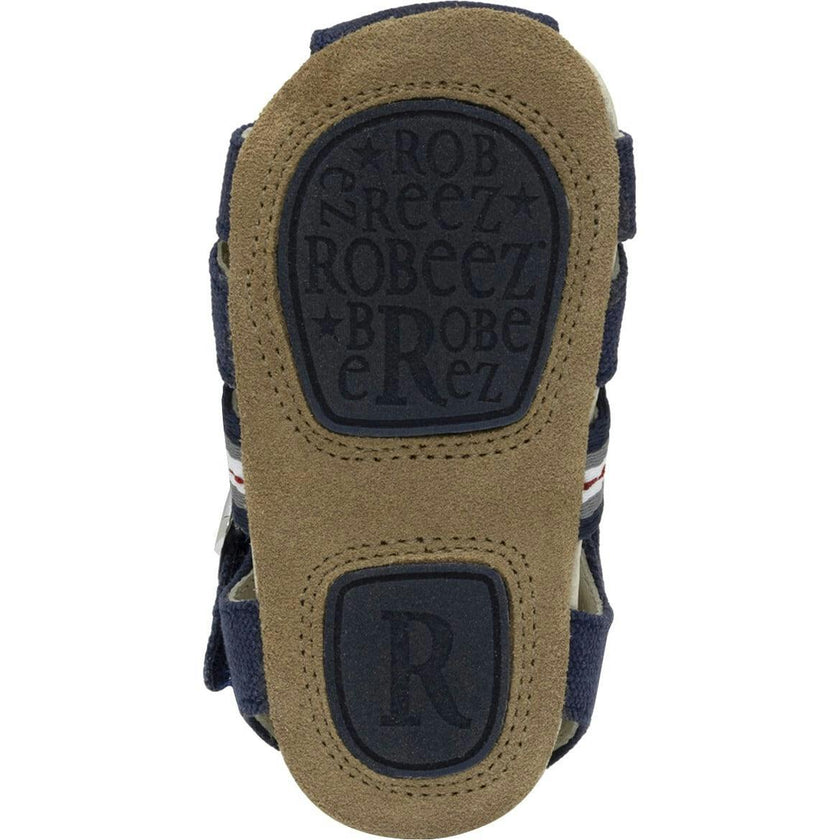 Stuart Navy Canvas Sandal
