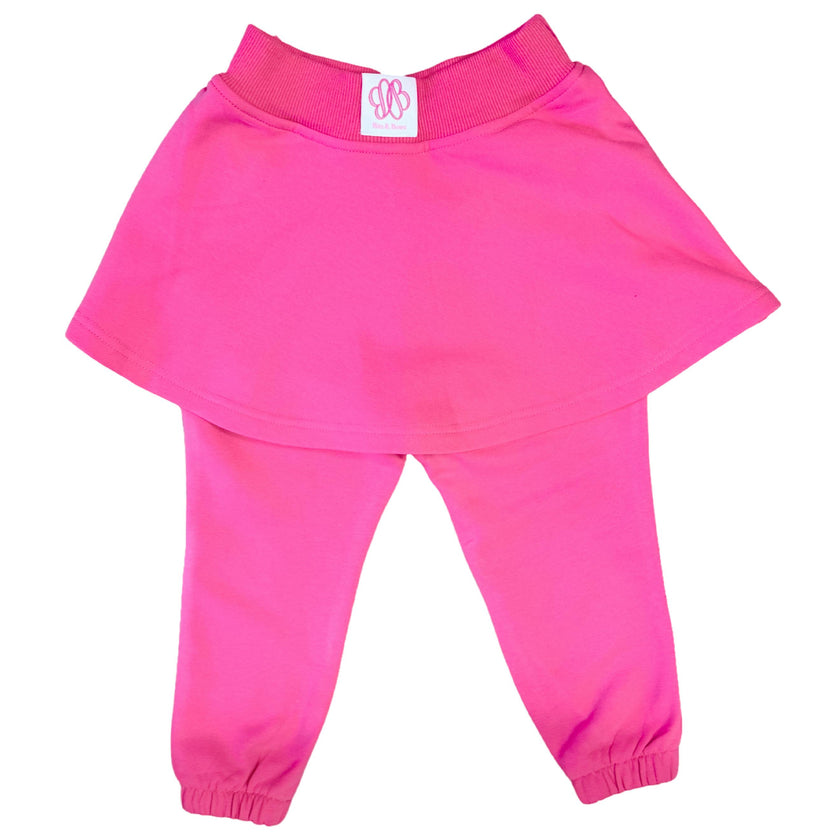 Hot Pink Skirted Bow Jogger