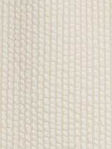 Mato Seersucker Collared Romper - Dune Stripe