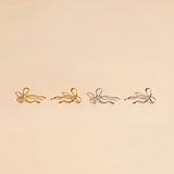 Dainty Bow Stud Earrings