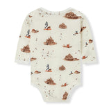 Sandcastle Organic Cotton Long Sleeve One Piece