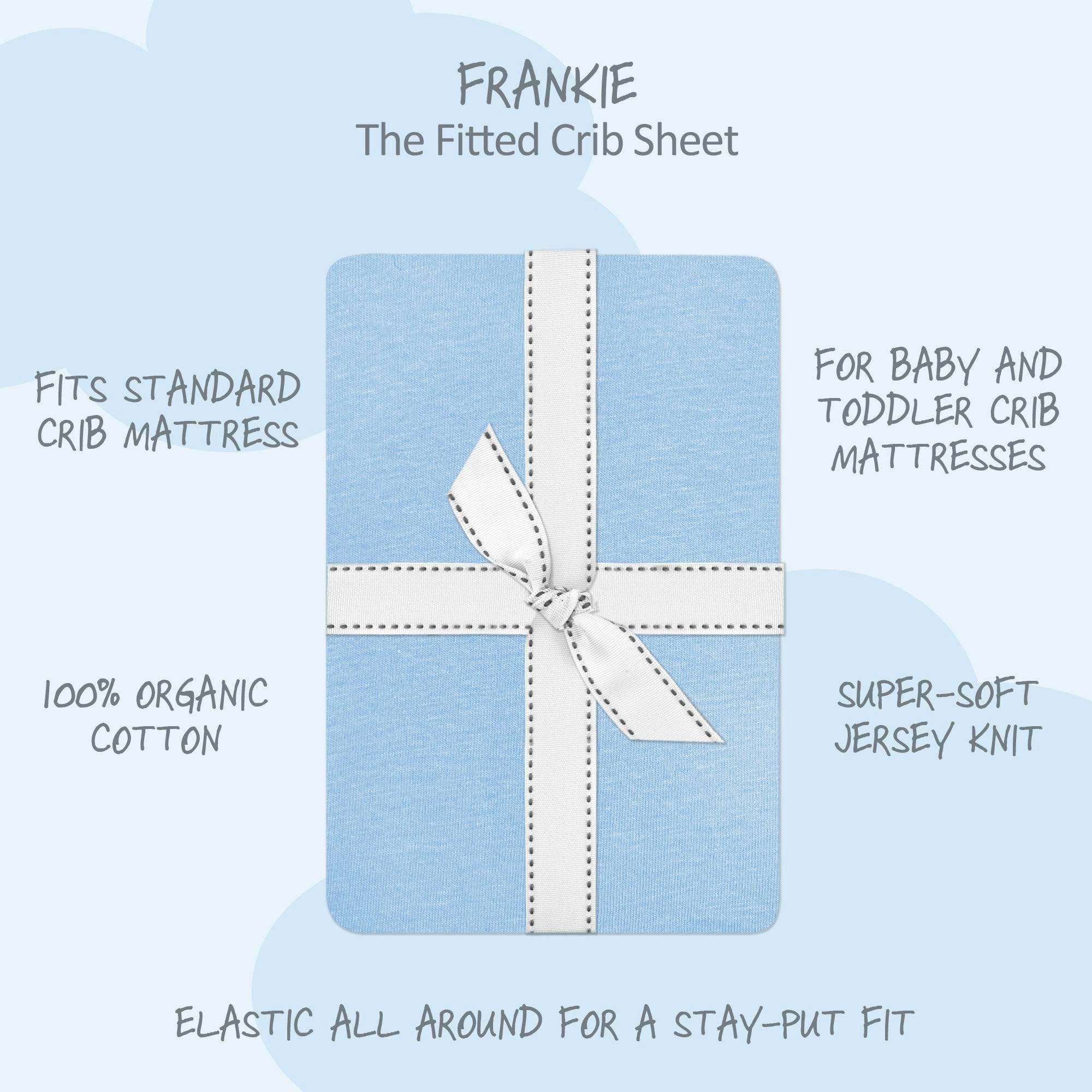 FRANKIE Fitted Crib Sheet
