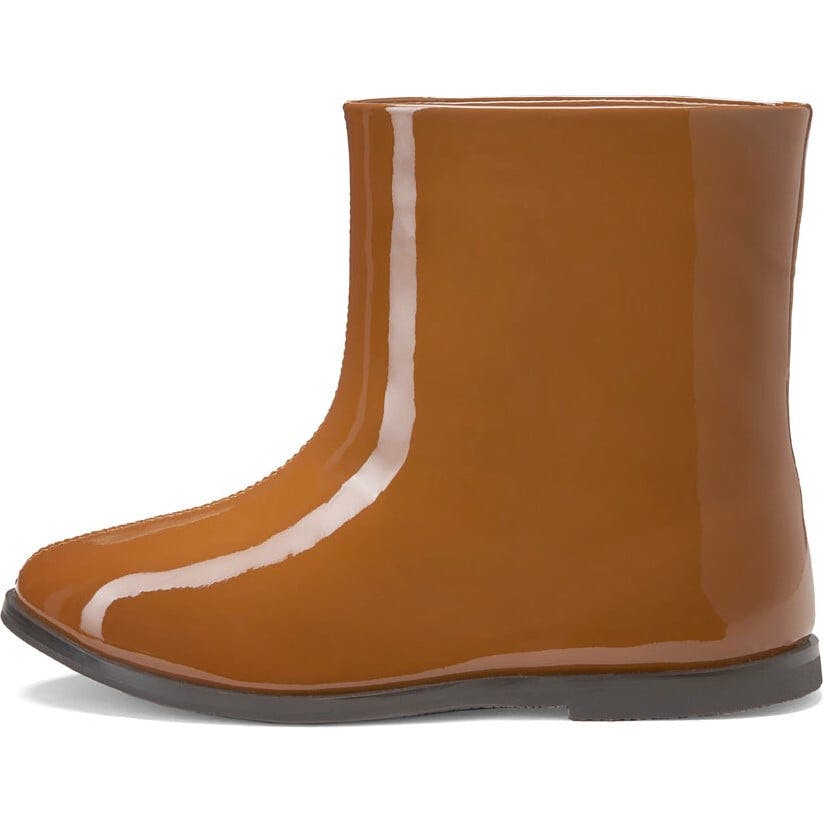 Lila Patent Leather Straight Boots