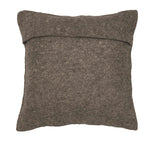 Hand Felted Wool Pillow - Scandinavian Design Gray - 20" Arcadia Home
