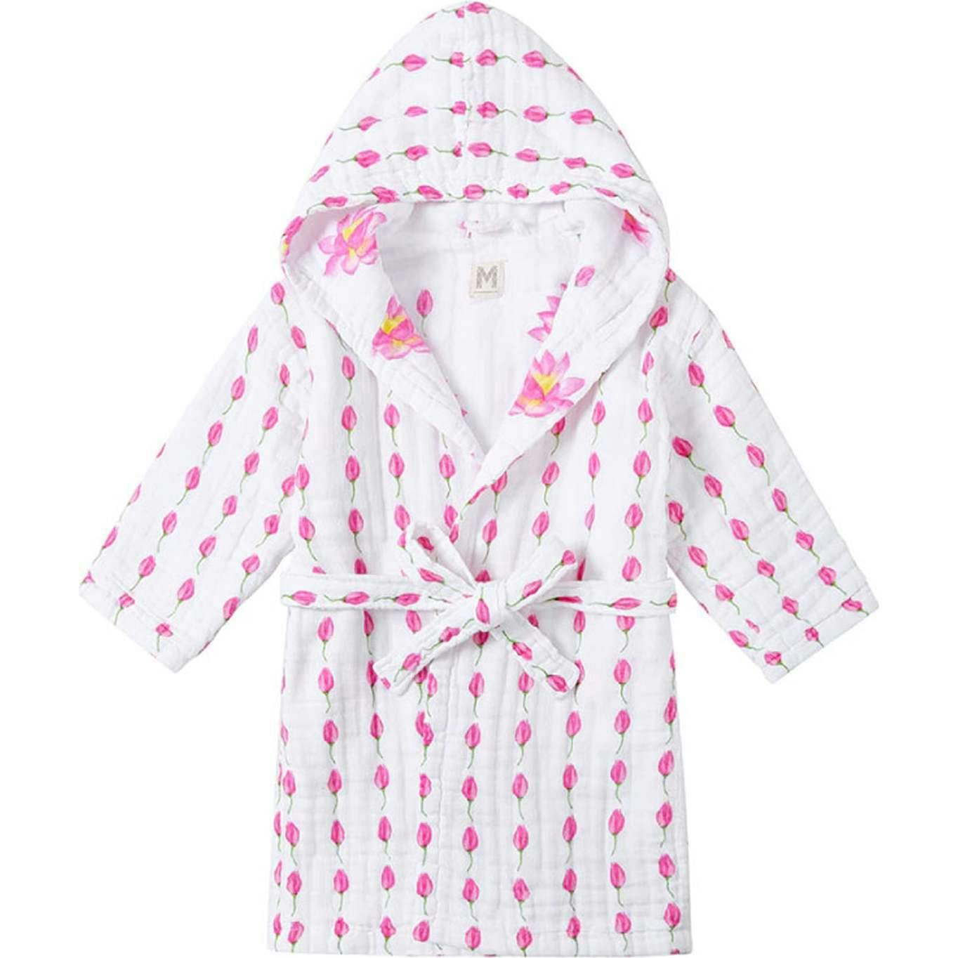 Certified Organic Muslin Reversible Bath Robe