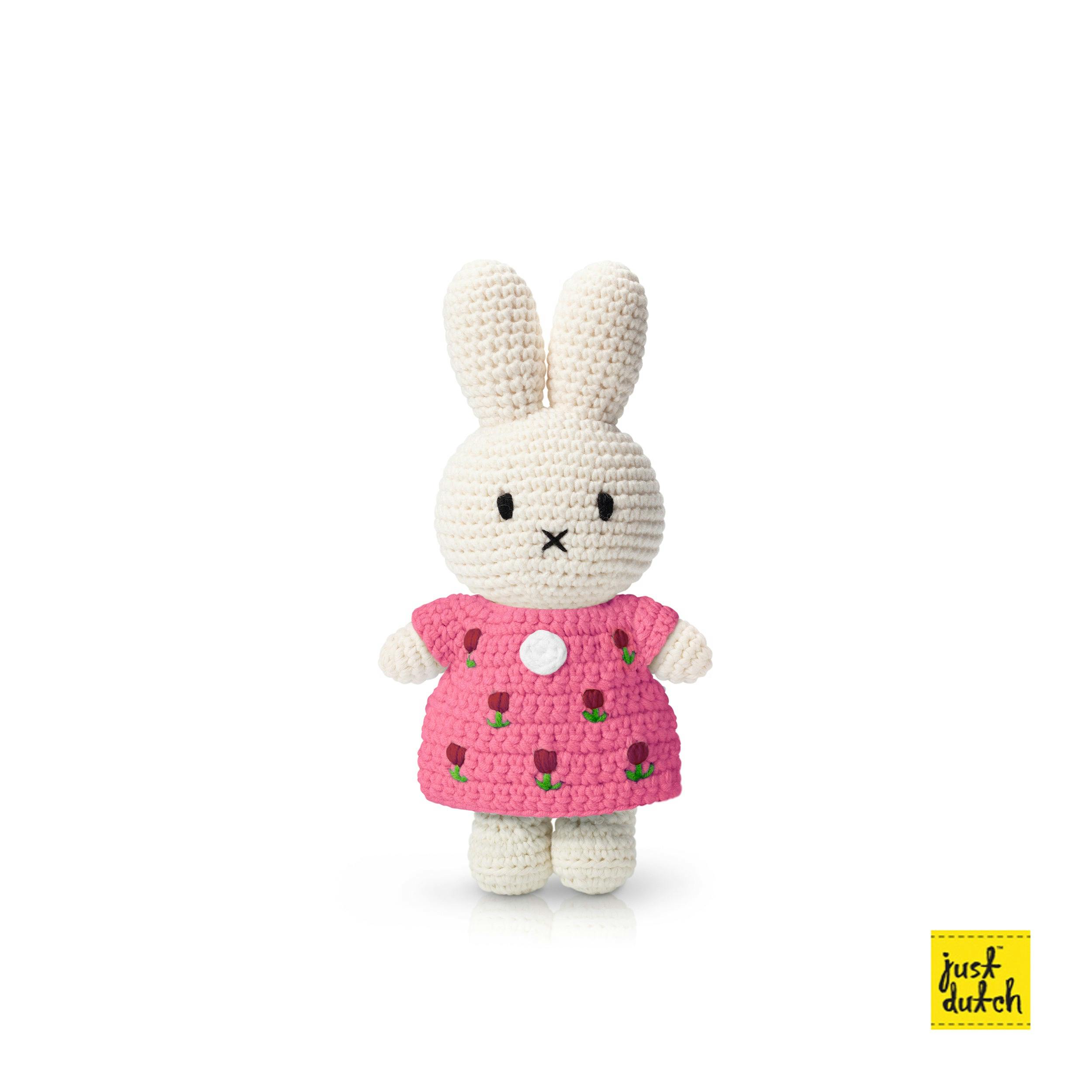 Miffy Tulip Crochet Doll Handmade