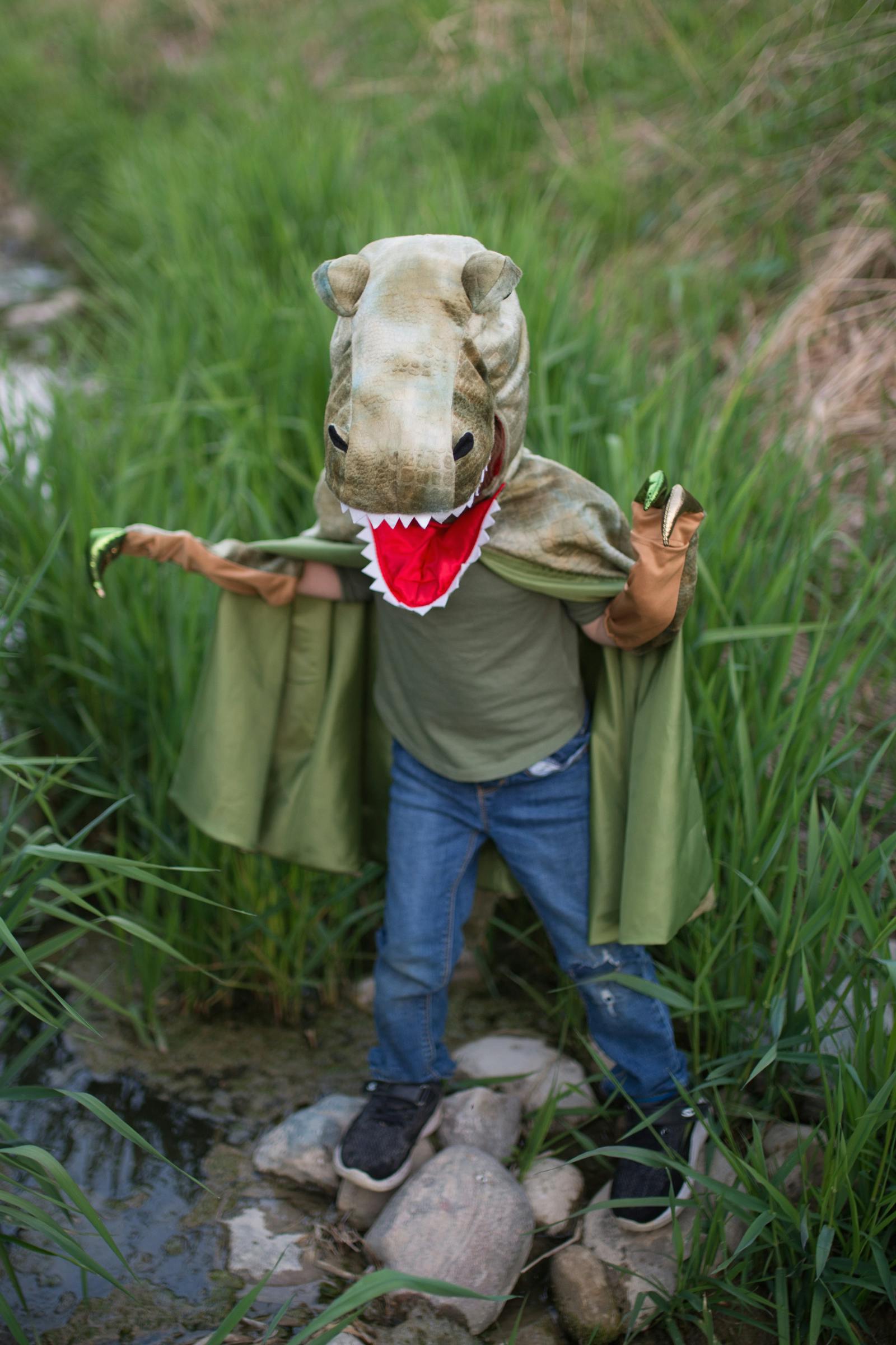 Grandasaurus T-Rex Cape and Claws Size 4-6