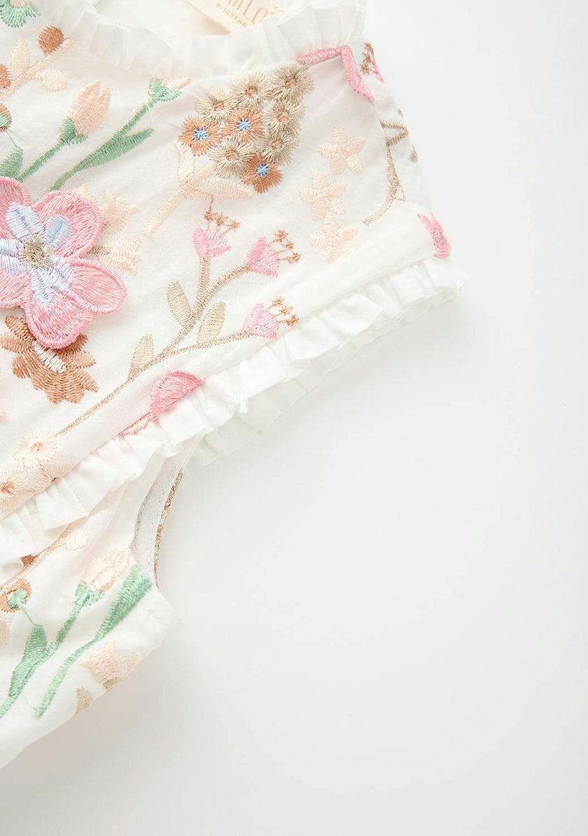 Everly Embroidered Maxi Dress