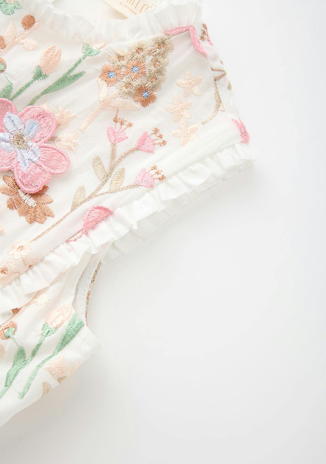 Everly Embroidered Maxi Dress